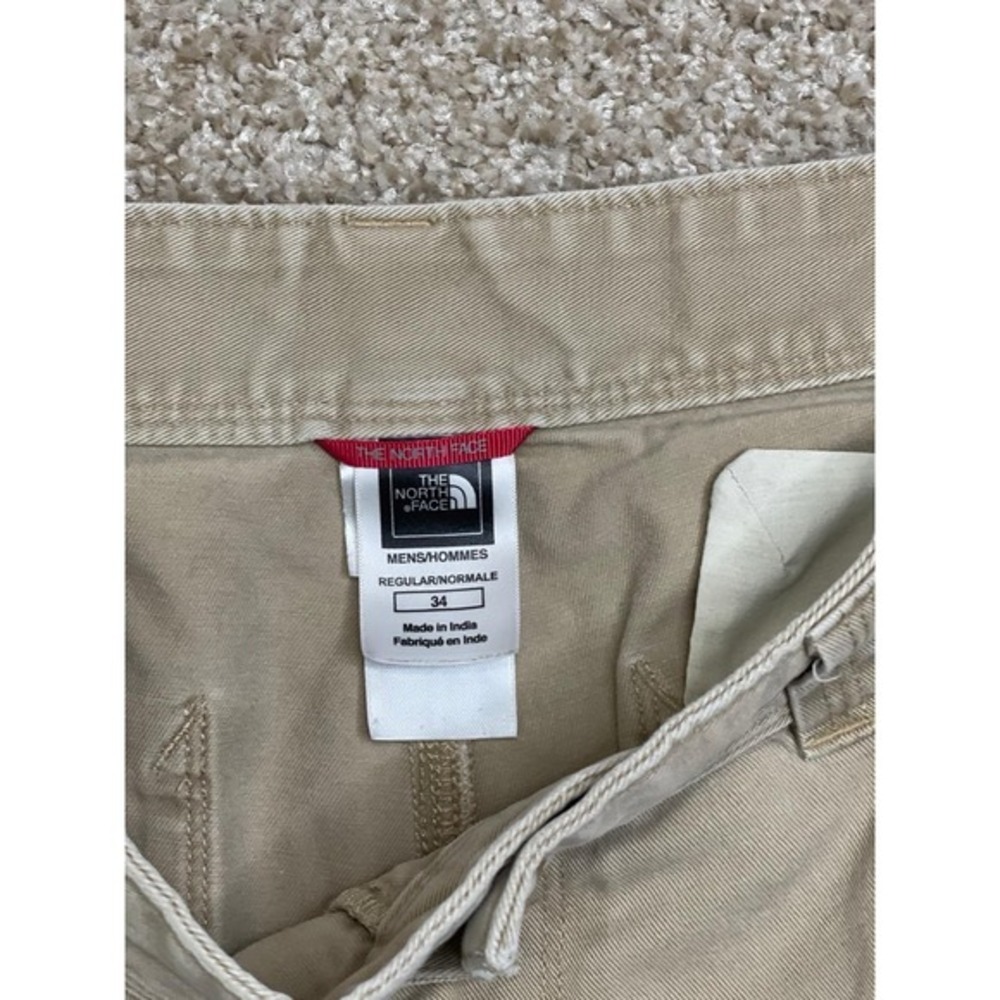 The North Face Rugged Khaki Camp Shorts Regular Hiking Trekking Mens Size 34 - Picture 3 of 7